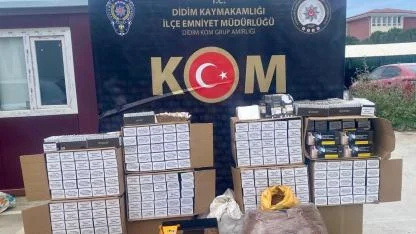 DİDİM’DE KAÇAK TÜTÜN OPERASYONU