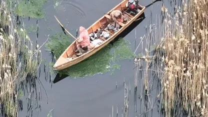 Eber Gölü’nde kaçak avlanan 4 kişi dron ile tespit edildi