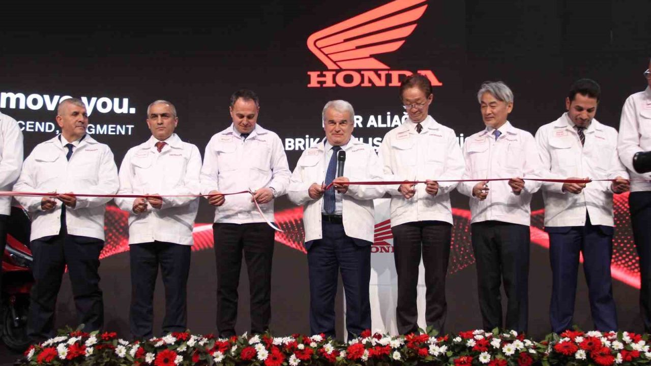Honda Türkiye’den dev yatırım: Aliağa’da motosiklet fabrikası üretime başladı
