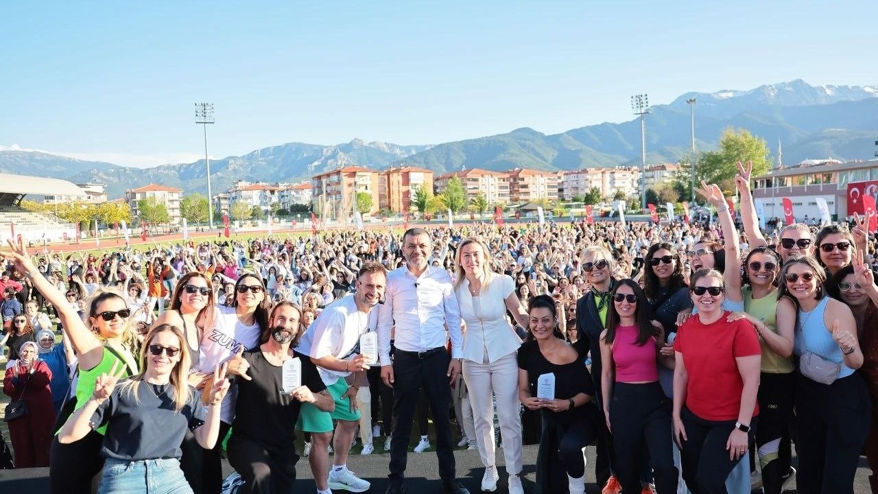 Kadınların ritmi Denizli’ye enerji kattı