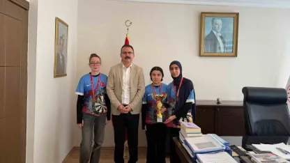 Kaymakam Ateş, Türkiye şampiyonası öncesi sporcuları ağırladı