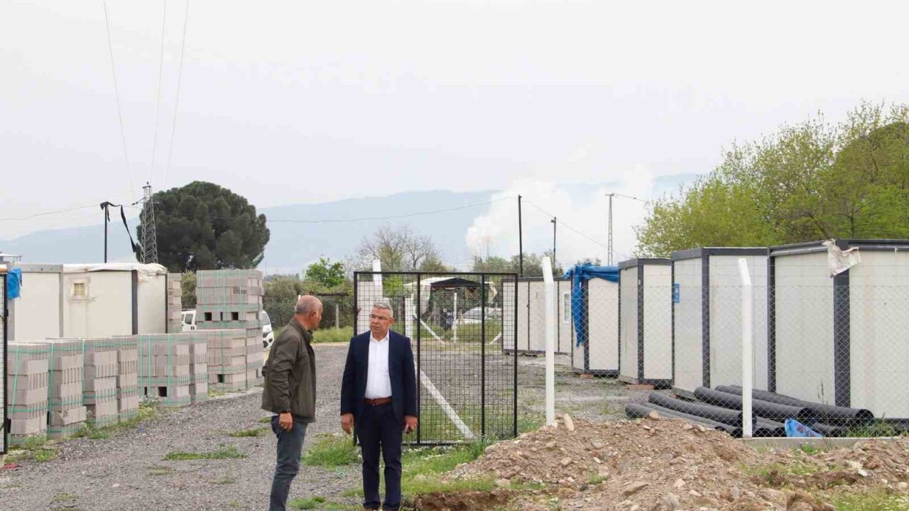 Köşk’te sokak hayvanları için barınak çalışması sürüyor