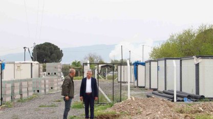 Köşk’te sokak hayvanları için barınak çalışması sürüyor