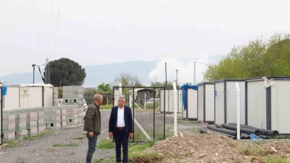 Köşk’te sokak hayvanları için barınak çalışması sürüyor