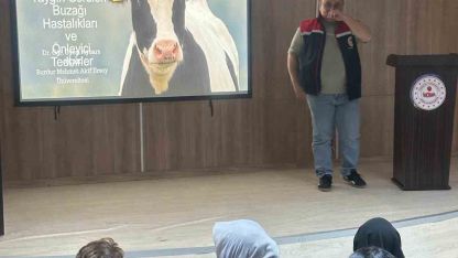 Köşk’te üreticilere buzağı ölümleri ve üreme verimliliği eğitimi