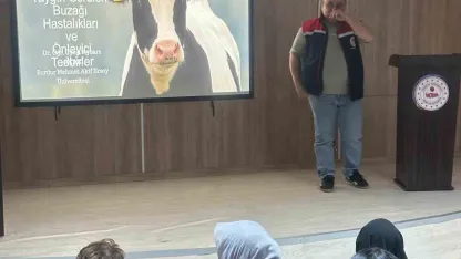 Köşk’te üreticilere buzağı ölümleri ve üreme verimliliği eğitimi