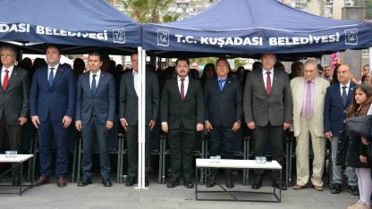 Kuşadası Ticaret Odası yönetimi 23 Nisan coşkusuna ortak oldu