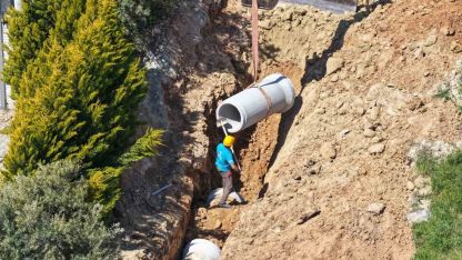 Kuşadası’nda 8,2 milyon liralık altyapı yatırımı başladı