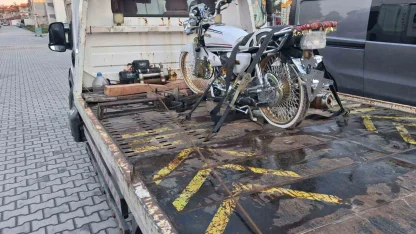 Kütahya’da ’Dur’ ihtarına uymayan ehliyetsiz ve plakasız sürücüye 326 bin TL ceza