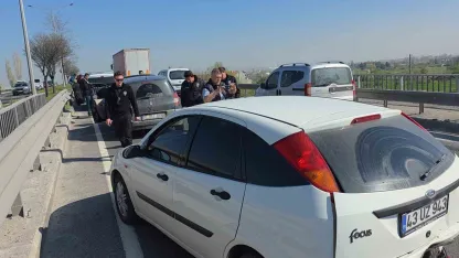 Kütahya’da zincirleme trafik kazası: 1 yaralı