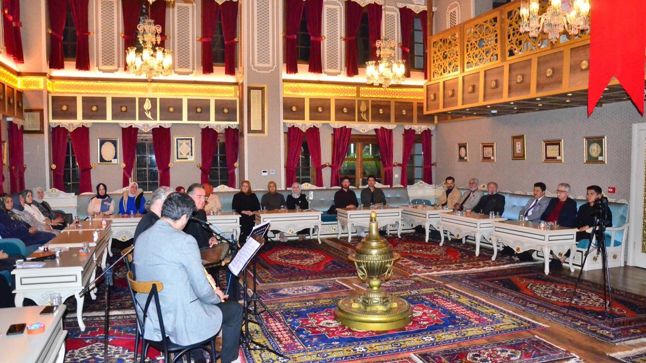 MANİSA’DA TASAVVUF GECESİNE YOĞUN İLGİ