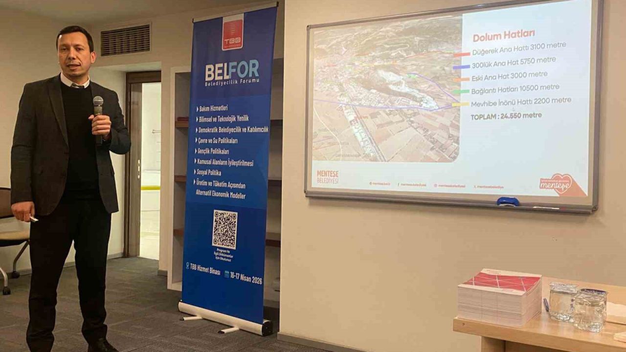 Menteşe Belediyesi’nden Ankara’da sürdürülebilir su yönetimi sunumu