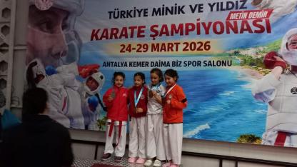 MİLAS SAKARYA ORTAOKULU SPOR KULÜBÜ’NDEN TÜRKİYE ŞAMPİYONASINA DAMGA
