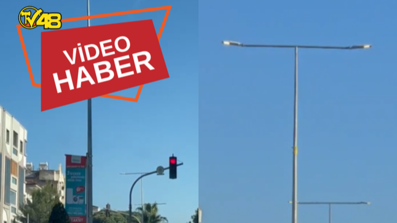 Milas’ta Gündüz Yanan Sokak Lambaları Dikkat Çekti