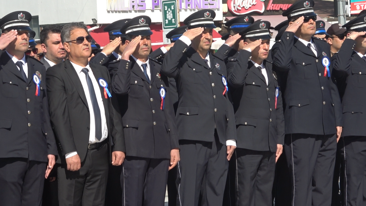 MİLAS’TA TÜRK POLİS TEŞKİLATI İÇİN TÖREN