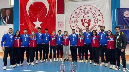 MSKÜ hokeyde Türkiye ikincisi oldu