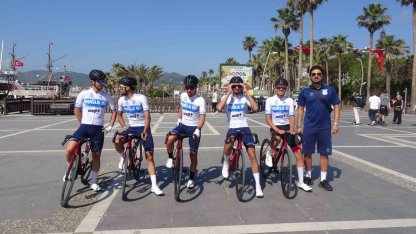 Muğla Büyükşehir bisiklet takımı Cumhurbaşkanlığı Bisiklet Turu’nda tarih yazmaya hazırlanıyor