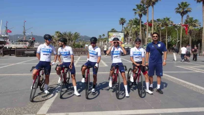 Muğla Büyükşehir bisiklet takımı Cumhurbaşkanlığı Bisiklet Turu’nda tarih yazmaya hazırlanıyor