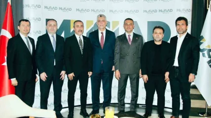 MÜSİAD Muğla heyeti Ticaret Bakanı Bolat’ın da katıldığı istişare toplantısına katıldı