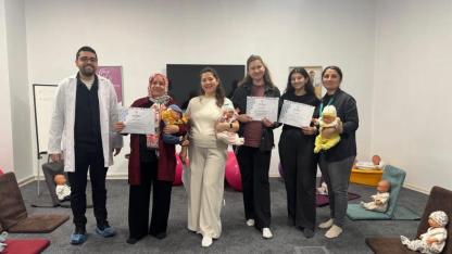 NAZİLLİ’DE GEBE OKULU EĞİTİMLERİ SÜRÜYOR