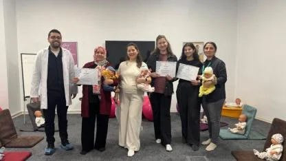 NAZİLLİ’DE GEBE OKULU EĞİTİMLERİ SÜRÜYOR