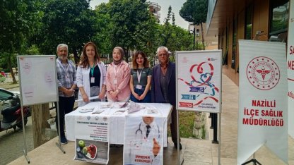 Nazilli’de vatandaşlara kalp sağlığı anlatıldı