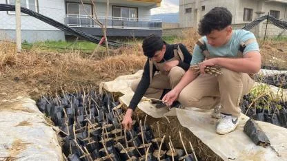 ÖĞRENCİLERDEN TARIMA BÜYÜK KATKI