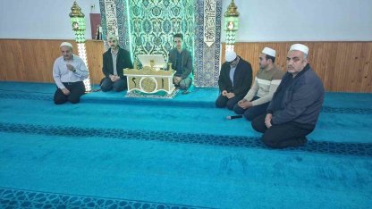 Okul saldırısında hayatını kaybeden öğretmen ve öğrenciler için Hisarcık’ta mevlit okutuldu