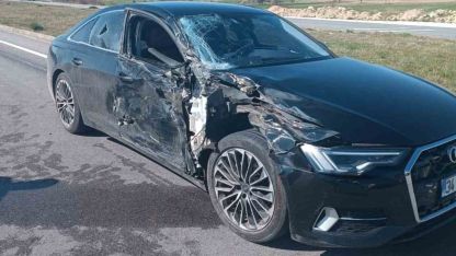 Otomobille patpat çarpıştı: 2 yaralı