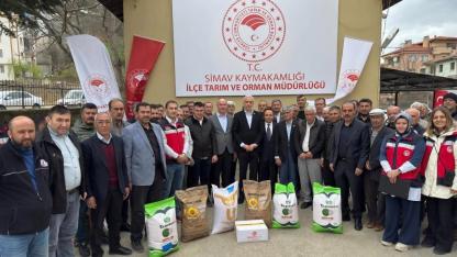 Simav’da çiftçilere yüzde 75 hibeli tohum desteği