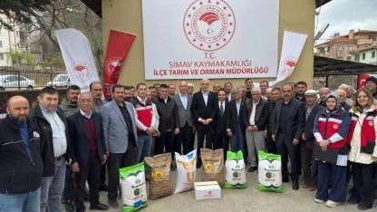 Simav’da çiftçilere yüzde 75 hibeli tohum desteği