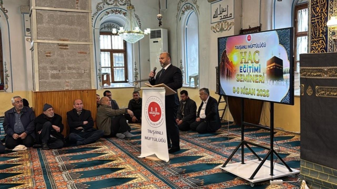 Tavşanlı'da 232 hacı adayı bilgilendirildi