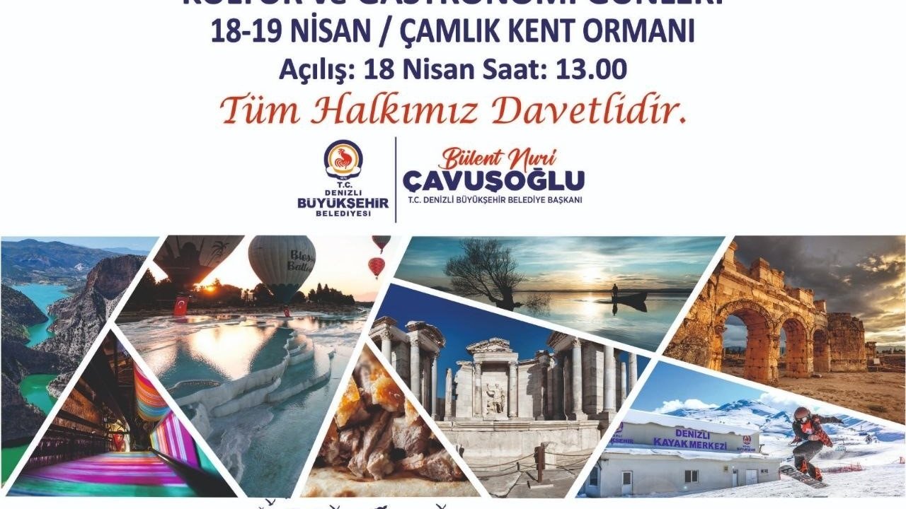 Turizm Haftası Kültür ve Gastronomi Günleri başlıyor