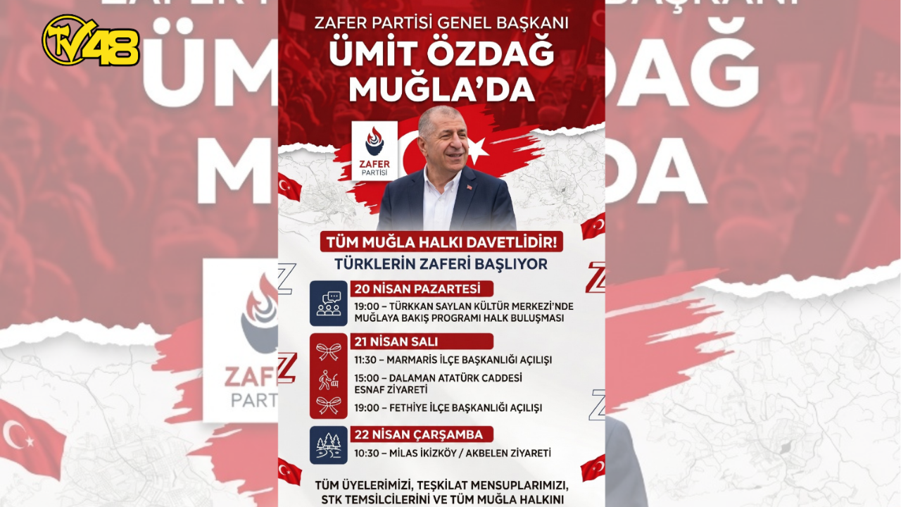 Ümit Özdağ Muğla'da