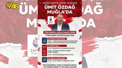 Ümit Özdağ Muğla'da