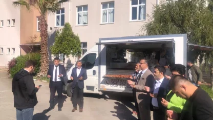 Yatağan’da şehit öğretmen ve öğrenciler için lokma hayrı yapıldı