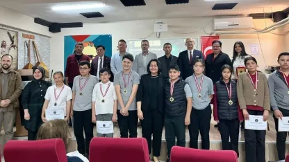 Yenipazar’da ortaokullar arası matematik olimpiyatı tamamlandı