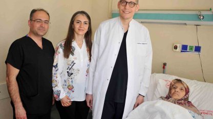 Yumurtalık kanseri teşhisi konulan hasta 12 günde sağlığına kavuştu