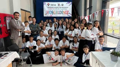 Akgedik TOKİ Ortaokulu’nda bilim şöleni