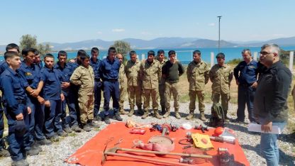 Askeri personele orman yangını eğitimi