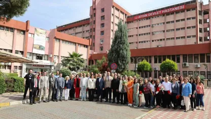 Aydın Devlet Hastanesi’ne veda programı düzenlendi