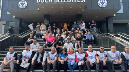 Buca Belediyesinde memur eylemi sürüyor: Tam gün iş bıraktılar