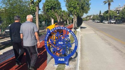 Büyükşehir ekipleri Göztepeli Atalay Koşu Yolu yeniledi