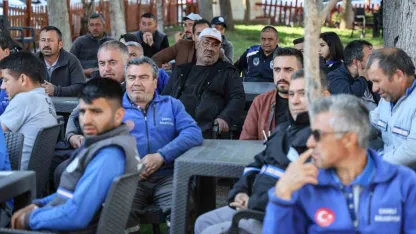 Çameli Belediyesi personeli 1 Mayıs’ta bir araya geldi