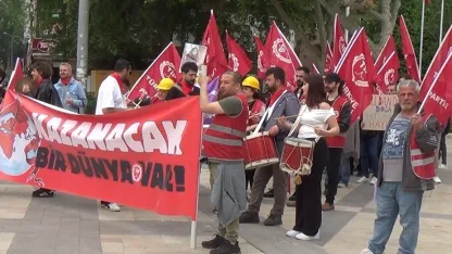 Denizli’de 1 Mayıs’ta binlerce kişi meydanlardan yürüdü