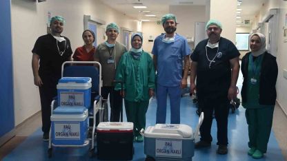 Denizli’de 2 organ bağışı 7 hastaya umut oldu