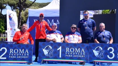 Denizlili milli sporcu Roma’da iki gümüş madalya kazandı