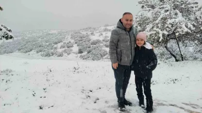 Denizli’nin yüksek kesimleri mayıs ayında beyaz gelinliğini giydi