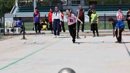 Manisa’da Okul Sporları Bocce Grup müsabakaları başladı