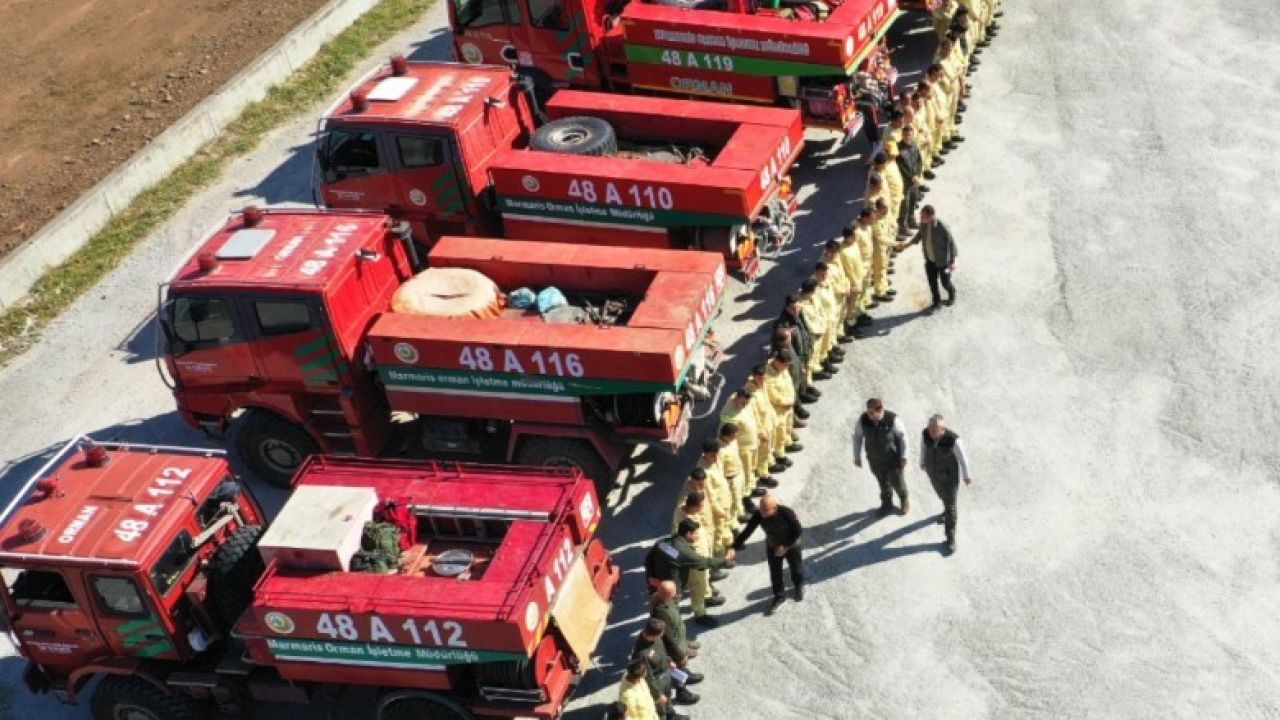 Marmaris’te yangın sezonu öncesi kapsamlı eğitim